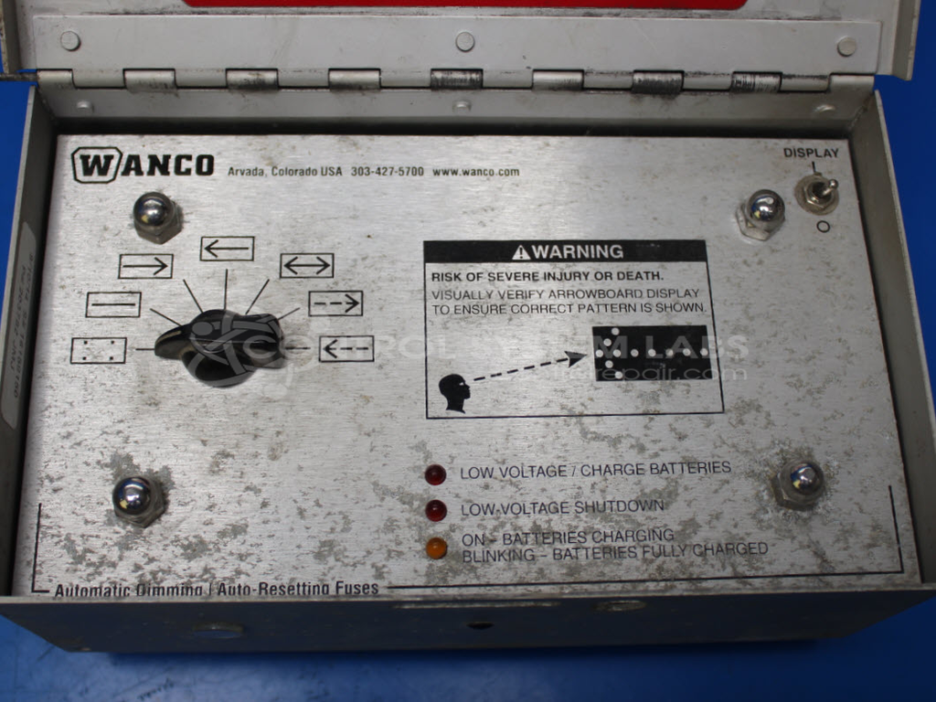 Arrow Board Controller, 7 Pattern, Solar